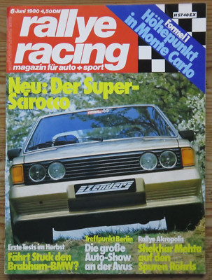 Rallye Racing 06/80 Peugeot 505 TI,Super-Scirocco,Mazda RX 7,ATS-F1,M. Thackwell