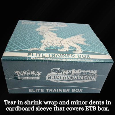 Pokemon TCG Sun & Moon Crimson Invasion Elite Trainer Box ETB