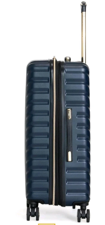Kenneth Cole REACTION Lightweight Hardside Travel Strap Suitcase Luggage 24" - Image 4 of 4