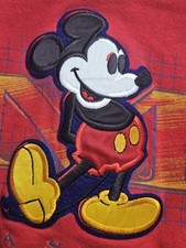 Vtg Disney Classics Mickey Mouse U.S.A Made Heavyweight Sweatshirt XL