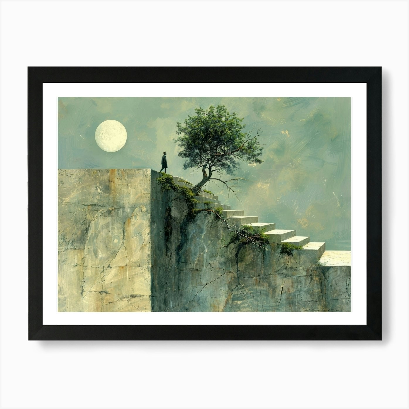 The Tree Framed Art Print Canvas Wall Decor Picture