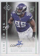 2014 Panini Limited Limited INK Silver 6/35 Scott Crichton #LI-SC Auto 0c2