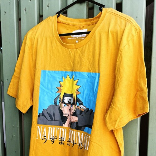Naruto Uzumaki - Anime Streetwear T-shirt! Graphic Manga Tee: Size M (Yellow) - Picture 1 of 7