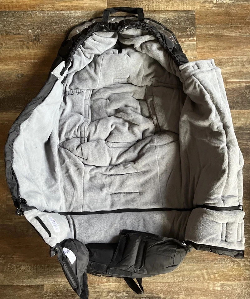 Cobertor infantil 7AM 212 Evolution carrinho/assento de carro Footmuff preto 6M-4T - Imagem 4 de 4