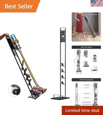 Sturdy Free-Standing Vacuum Stand for Dyson with Easy Assembly  No Drilling