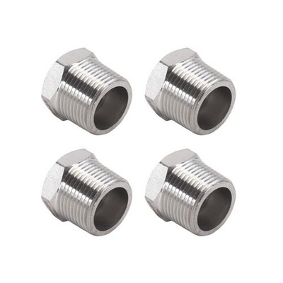 1/2 inch NPT x 3/8 inch Compression Stainless Steel Pipe Bushing Adapter