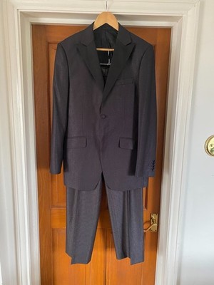 Pal Zileri Tuxedo Evening Suit - Jacket Size 38 & Trousers W32 L31 Wool & Silk