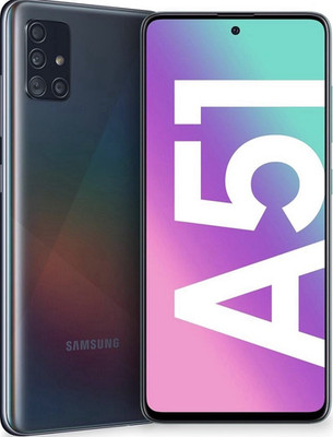Samsung Galaxy A51 128GB Schwarz 6,5'' 48MP 5G 4GB RAM Android Smartphone