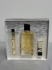 LIBRE by Yves Saint Laurent | Women's 3 Pc Gift Set: 3.0+0.33 EDP+1.3 g Lipstick