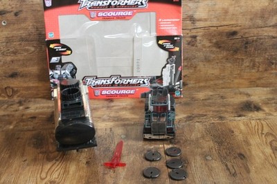Transformers RID Scourge Tanker Truck USED WITH BOX COMES AS PHTOGRAPHED