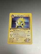 Pokemon TCG - Lt. Surge's Jolteon Gym Challenge 28/132 1st Edition Rare NM on eBay