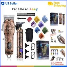 Hair Clippers Men Cordless Grooming Kit with Trimmer and Accessories