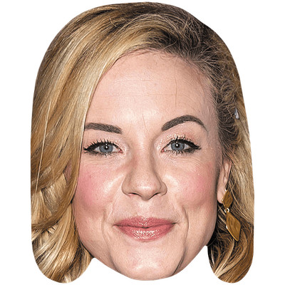 Molly Burnett (Smile) Celebrity Mask, Flat Card Face, Fancy Dress Mask