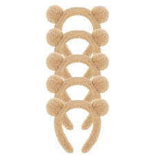 Bear Ears Plush Headbands Women Girls Cute Animal Costume Party Accessories