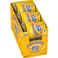 Sugar-Free Chewing Gum, Chews, 40 Pieces Per Bottle, Pack of 6