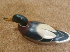 Vintage Wooden Duck Decoy Hadley Corp Hand Carved Painted Sign By R. Tesch 18x8" — photo 1