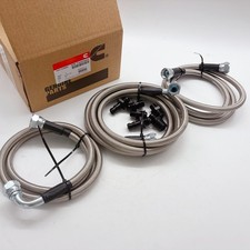 Heavy Duty Hose Transmission Cooler Lines Kit For 96-02 Dodge Ram Cummins 47re