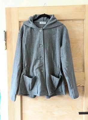 Zep-Zep  Walk/Woll-Winter-Jacke Kurz-Mantel Gr.1 ca. 38 40 42 Kapuze*warm&weich