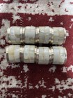 Mother Of Pearl And Silver Tone Napkin Rings. Set Of 8 — photo 4