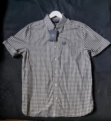 Fred Perry Kurzarmhemd mit Gingham-Karomuster  L