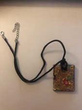 Murano Glas: Anh&auml;nger 4,5 x 3,5 cm - NEU in Geschenkverpackung