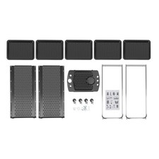 New Black Beauty Salons Barber Stores Salon Trolley Cart with Wheels 5 Drawers