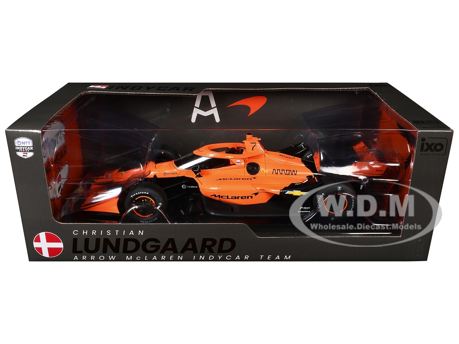 DALLARA INDYCAR #7 LUNDGAARD ''MCLAREN'' NTT SERIES 2026 1/18 BY IXO IND18047