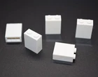5 LEGO White 1x2x2 Bricks 3245 white brick building block city creator wall lot