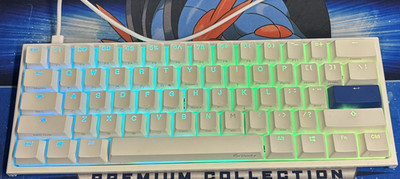 Ducky One 2 Mini Pro Pure White RGB LED DKON2061ST (White) - Used