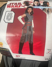 Star Wars Rey Child Costume Size Medium 8  10 new