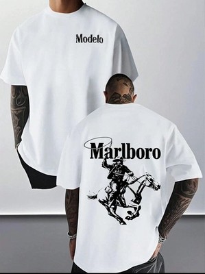 Modelo Graphic Tee Mens 100% Cotton T-Shirt Casual Sports Style Top