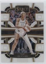 2024 Panini Select WNBA Concourse White Prizm 48/99 A'ja Wilson #86 0y8x