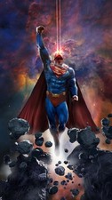Super Man Logo Paper Poster 210 GSM No Frame 10
