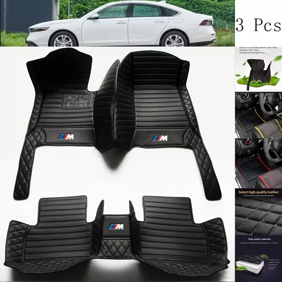 For BMW E46 E36 E60 X5 E70 E30 F10 G30 E30 E34 E39 F10 Custom Car Floor Mats - Image 4 of 4