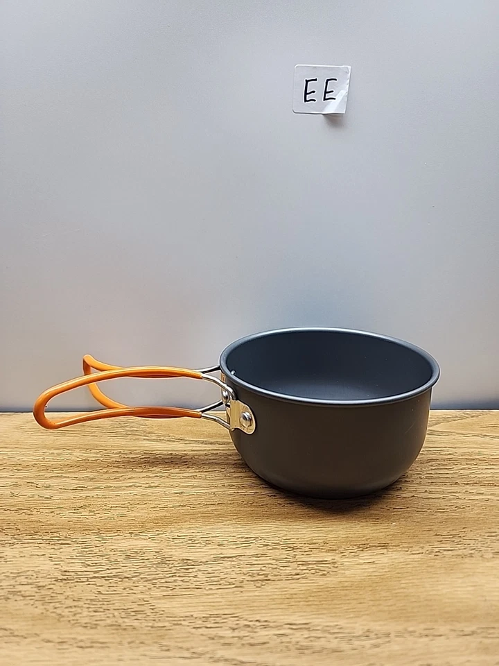 Juego de utensilios de cocina portátiles para camping al aire libre utensilios de cocina de viaje, olla y quemador Foto 4 de 4