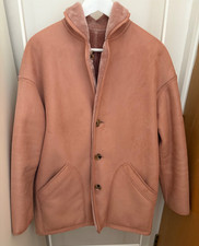Paul Smith Reversible Faux Shearling Coat - Pink - Size 40 IT / UK 8