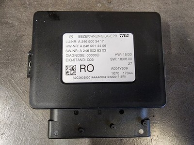 #29 Mercedes GLE W166 Parkbremse Feststellbremse Steuergerät W246 A2469003417