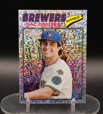 2026 Topps Heritage Sal Frelick Silver Sparkle Refractor #195 Milwaukee Brewers