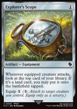 Magic/MTG Explorer's Scope FIC-344 Common Englisch Neu