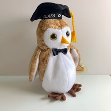 Ty "Wise" The Owl Beanie Baby- Class of  2000 - VTG Retired NWT