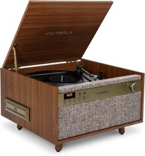 Century 6-in-1 Vinyl Record Player  Music Center   3-Speed Turntable, CD  Cass