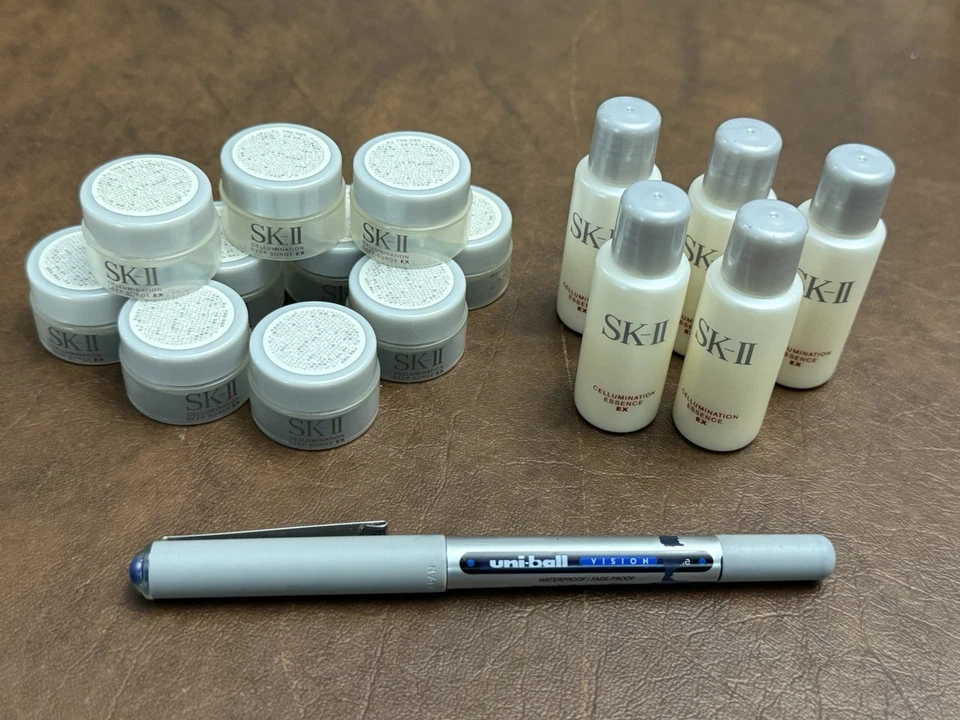 LOTE SK-II CELLUMINATION ESSENCE Mini (5) y Oleada Profunda (10) Tamaño de Viaje (leer por favor) Foto 2 de 4