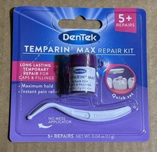 Kit riparazione denti QTY 10 - DenTek Temparin Max - tappi otturazioni riparazione temporanea