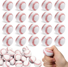 20 PCS Mini Baseball Stress Balls, Foam Baseball Sports Balls, Small Squeeze