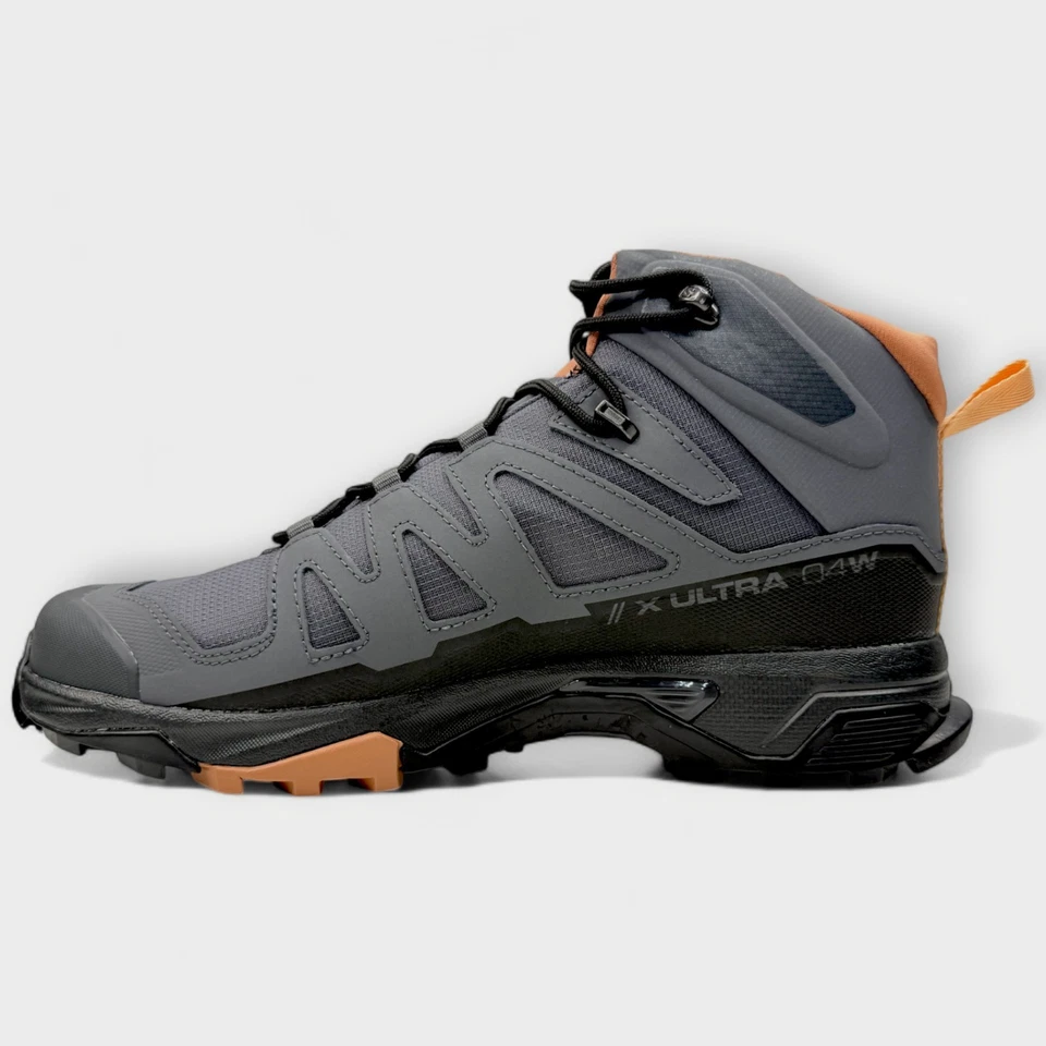 Botas de senderismo Salomon X Ultra 4 Mid GTX para mujer EE. UU. 10,0 Gore-Tex ébano/moca Foto 3 de 4