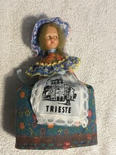 Haunted Paranormal 8" Italy Travel Sleepy Eye Doll -Isabel Positive eyes blink