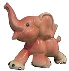VTG 1970’s Rempel Ceramic BABY PINK Elephant Planter Trunk UP! — photo 3