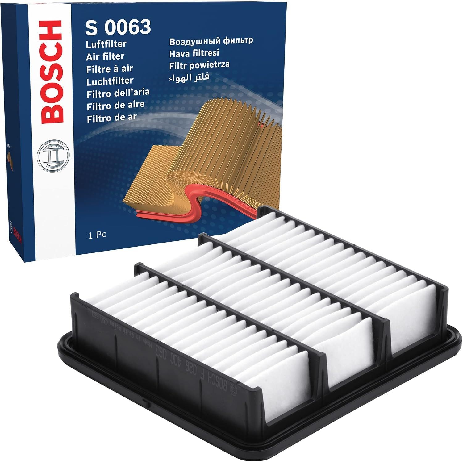 Air Filter F026400063 Bosch 281132H000 S0063 Genuine Top Quality Guaranteed New - Image 25