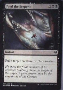 Feed the Serpent (095/285) - Kaldheim - Common