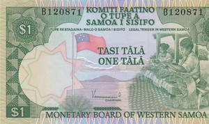 1980 WESTERN SAMOA 1 TALA "B" (( GEM UNC ))